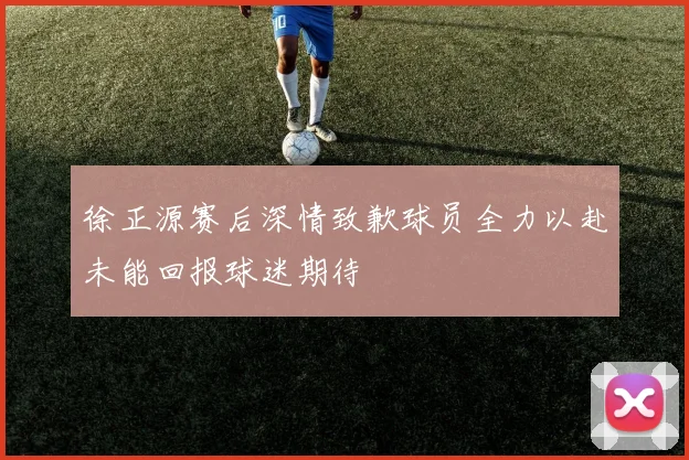 徐正源赛后深情致歉球员全力以赴未能回报球迷期待